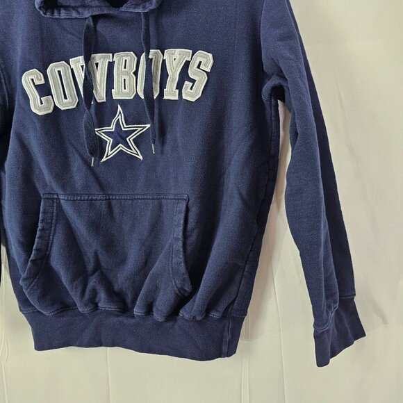 Dallas Cowboys Hoodie Mens M Blue NFL Team Apparel Pullover Football - Picture 7 of 11